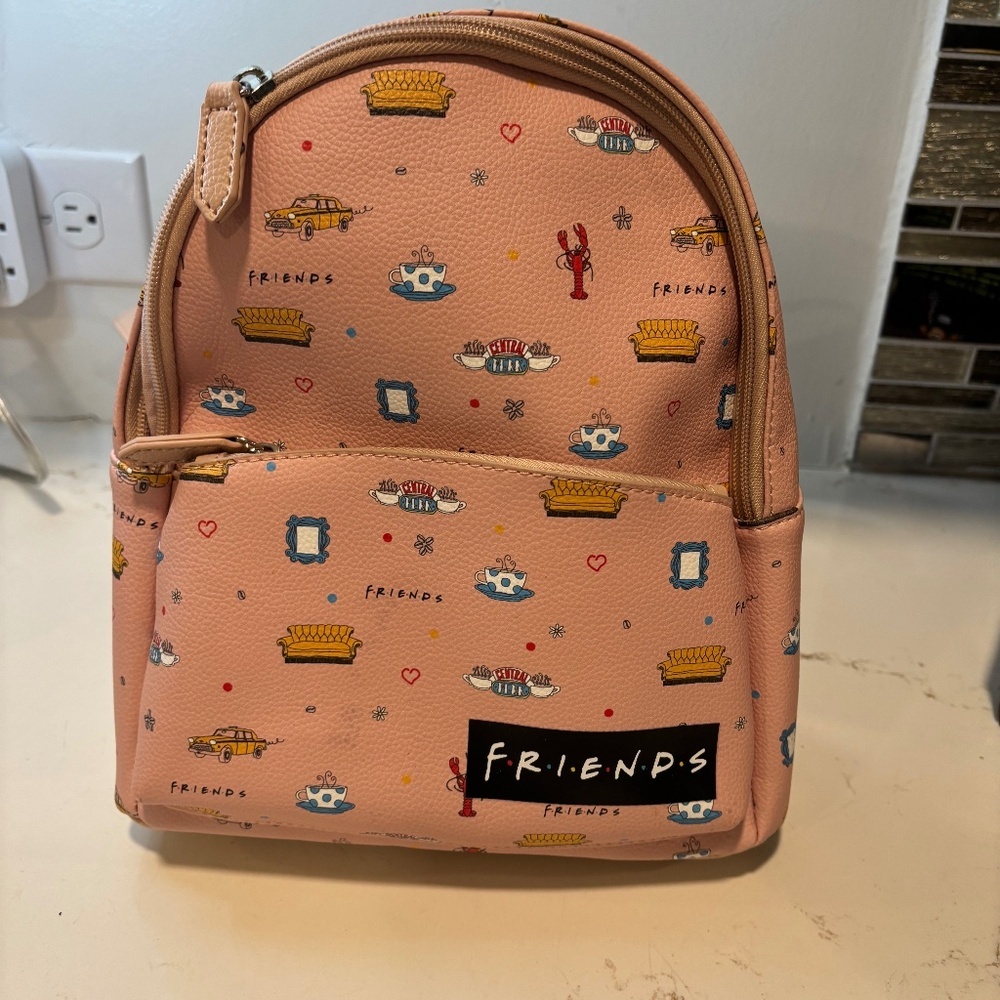 Dani Friends TV Series Blush Pink Mini Backpack New